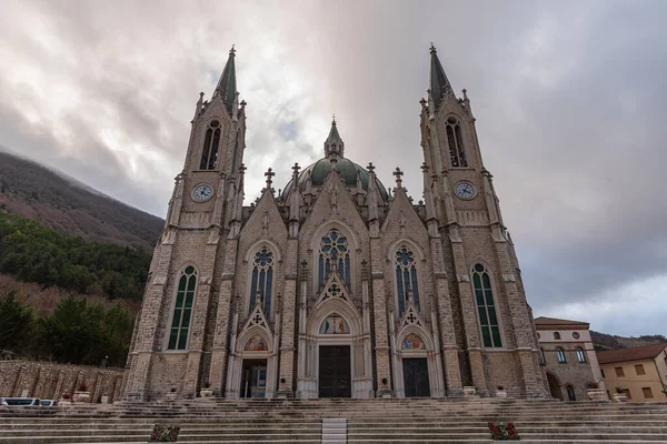 Castelpetroso Molise Heiligtum Der Madonna Addolorata Das Heiligtum Das Mit — Stockfoto