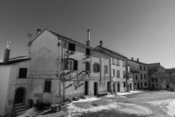 Capracotta Isernia Molise Ist Eine Italienische Stadt Mit 871 Einwohnern — Stockfoto