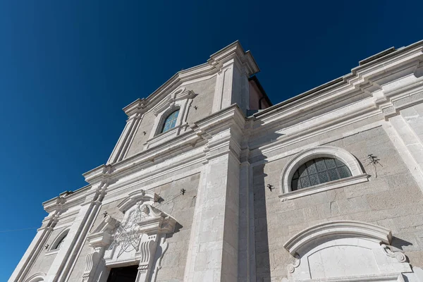 Capracotta Isernia Molise Pfarrkirche Von Santa Maria Assunta Ist Die — Stockfoto