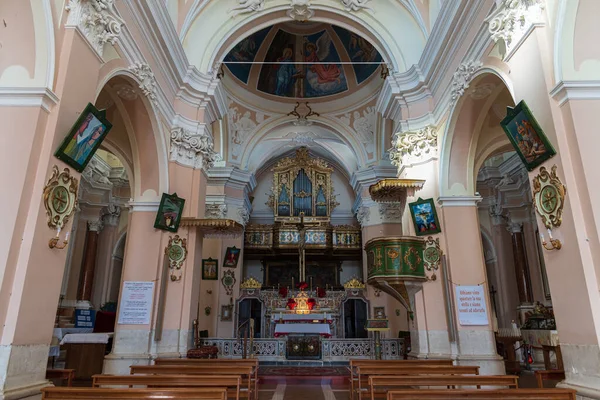 Capracotta Isernia Molise Chiesa Parrocchiale Santa Maria Assunta Chiesa Principale — Foto Stock