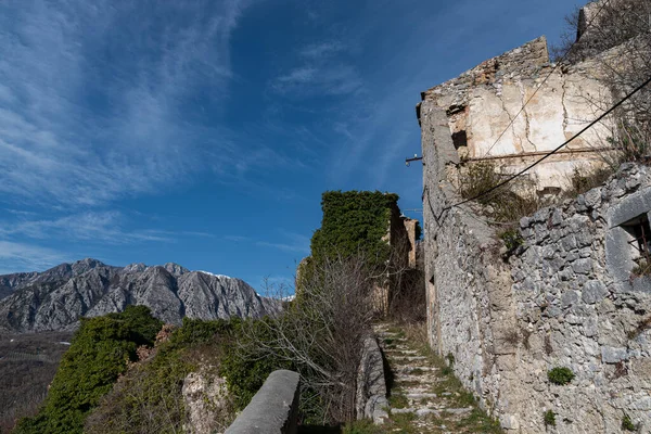 Rocchetta Volturno Bildas Den Ursprungliga Byn Kallad Rocchetta Alta Ligger — Stockfoto