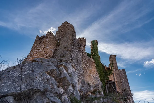 Rocchetta Volturno Está Formada Por Pueblo Original Llamado Rocchetta Alta — Foto de Stock