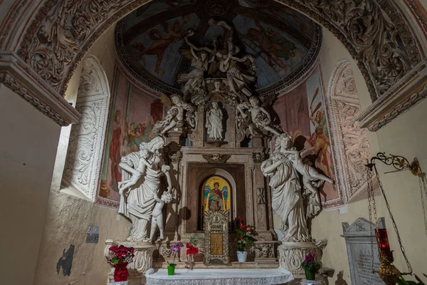 Ιερό Των Cosma Damiano Βρίσκεται Στην Ισέρνια Ιερό Υπάρχει Από — Φωτογραφία Αρχείου