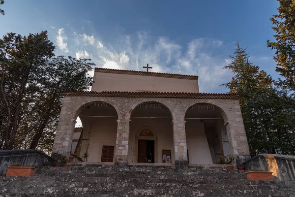 Het Heiligdom Van Cosma Damiano Ligt Isernia Het Heiligdom Bestaat — Stockfoto