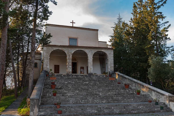 Santuário Cosma Damiano Está Localizado Isernia Santuário Existe Desde 1130 — Fotografia de Stock