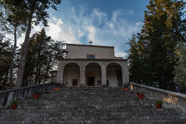 Santuario Cosma Damiano Encuentra Isernia Santuario Existe Desde 1130 Interior — Foto de Stock