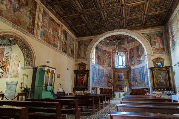 Santuario Cosma Damiano Encuentra Isernia Santuario Existe Desde 1130 Interior —  Fotos de Stock