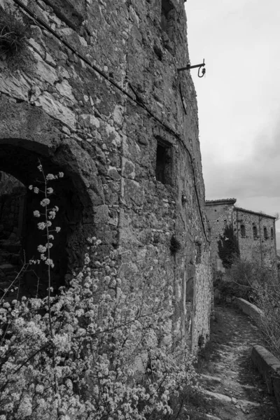 Rocchetta Volturno Tvořena Původní Vesnicí Rocchetta Alta Usazenou Obranné Poloze — Stock fotografie