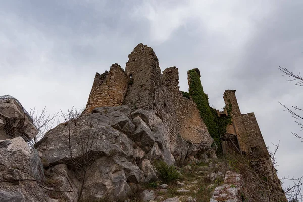 Rocchetta Volturno Está Formada Por Pueblo Original Llamado Rocchetta Alta — Foto de Stock