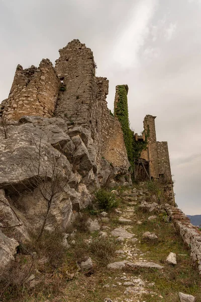 Rocchetta Volturno Está Formada Por Pueblo Original Llamado Rocchetta Alta —  Fotos de Stock