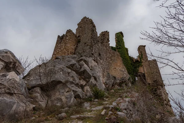 Rocchetta Volturno Bildas Den Ursprungliga Byn Kallad Rocchetta Alta Ligger — Stockfoto