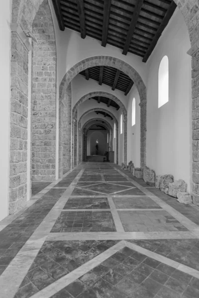 Rocchetta Volturno Isernia Molise Abbazia Benedettina Vincenzo Volturno Storica Abbazia — Foto Stock