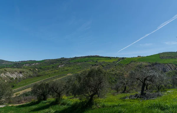 Abruzzo Egy Olasz Régió Keletre Rómától Adriai Tenger Appenninek Között — Stock Fotó