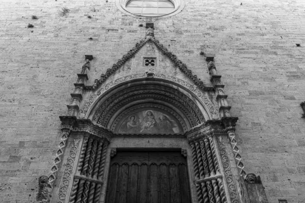 Church San Francesco Ascoli Piceno Considered One Best Italian Works — Foto Stock