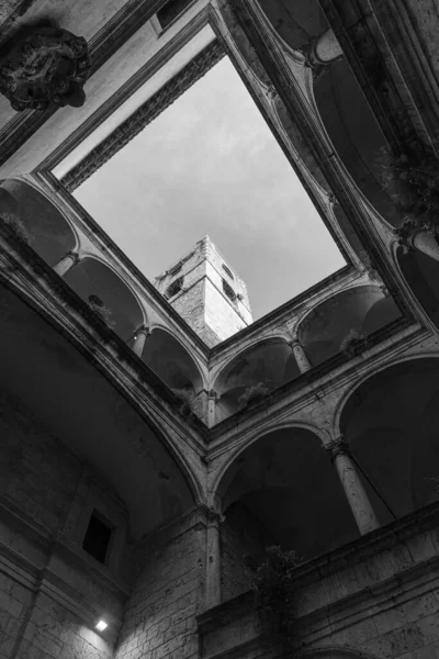 Palazzo Dei Capitani Del Popolo Ascoli Piceno Egyik Legismertebb Történelmi — Stock Fotó