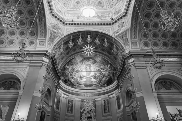 Catedral Dos Santos Gregório Magno Margherita Principal Edifício Culto Ripatransone — Fotografia de Stock