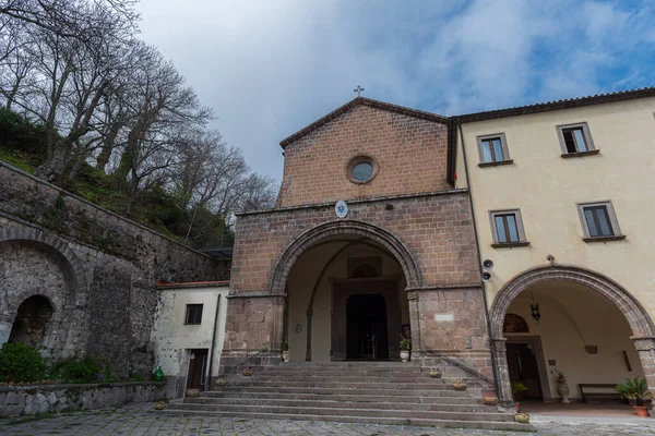 Roccamonfina Sanctuary Madonna Dei Lattani Located Monte Dei Lattani 850 — Stock Photo, Image