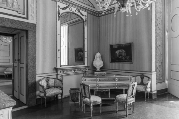 Caserta Kampánie Itálie Vanvitellianský Palác Královský Palác Parkem Který Nachází — Stock fotografie