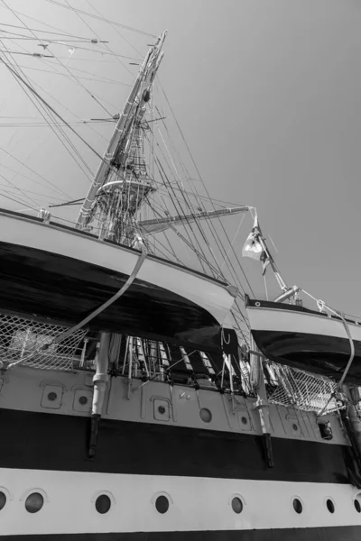 Die Amerigo Vespucci Ist Ein Segelschiff Der Marine Gebaut Als — Stockfoto