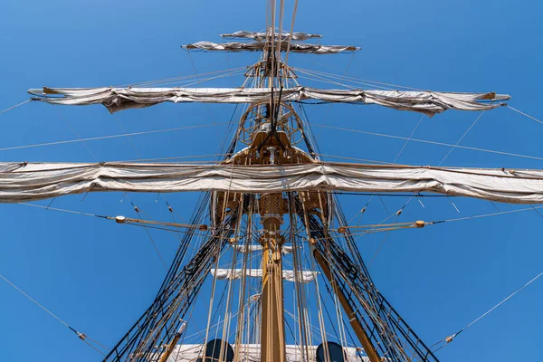 Amerigo Vespucci Una Nave Vela Della Marina Militare Costruita Come — Foto Stock