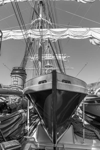Den Amerigo Vespucci Ett Segelfartyg Flottan Byggd Som Ett Utbildningsfartyg — Stockfoto
