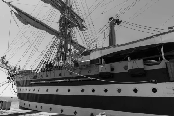 Amerigo Vespucci Plachetnice Námořnictva Postavená Jako Výcviková Loď Pro Výcvik — Stock fotografie