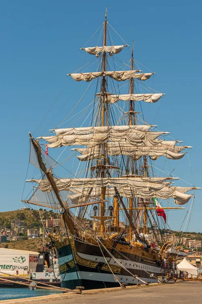 Amerigo Vespucci Sailing Ship Navy Built Training Ship Training Officer — Stock Photo, Image