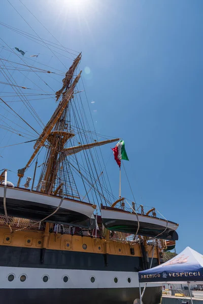 Amerigo Vespucci Sailing Ship Navy Built Training Ship Training Officer — Stock Photo, Image