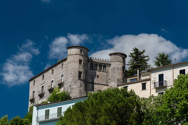 Castle Built 11Th Century Shape Irregular Pentagon Bordered Towers Ravine — Stock Photo, Image