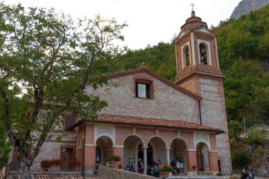 The sanctuary of the Madonna dell'Ambro is a religious building of Marian worship, located in the municipality of Montefortino, in the Sibillini Mountains.