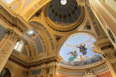 The sanctuary of S. Gabriele dell'Addolorata is a sanctuary of the Catholic Church located at the foot of the Gran Sasso d'Italia, in the municipality of Isola del Gran Sasso d'Italia.