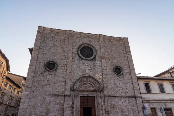 The church of Sant\'Agostino is a Catholic place of worship, located in the historic center of Ascoli Piceno in the homonymous square, in the San Giacomo district.