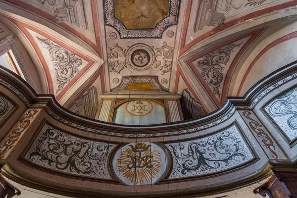 Incastonata Tra Vicoli Del Paese Chiesa Santa Maria Degli Angeli — Foto Stock