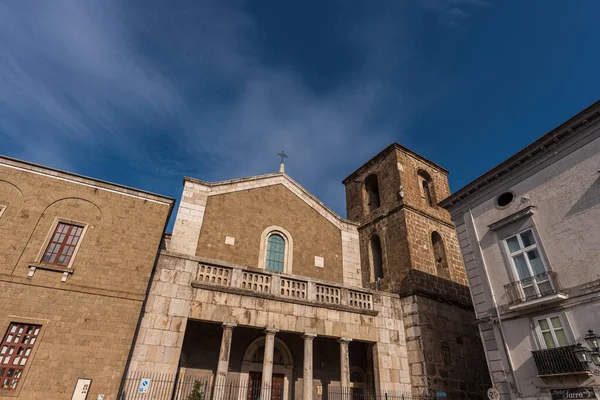圣克莱门特大教堂是坎帕尼亚Teano市的主要礼拜场所 也是Teano Calvi教区的所在地 — 图库照片