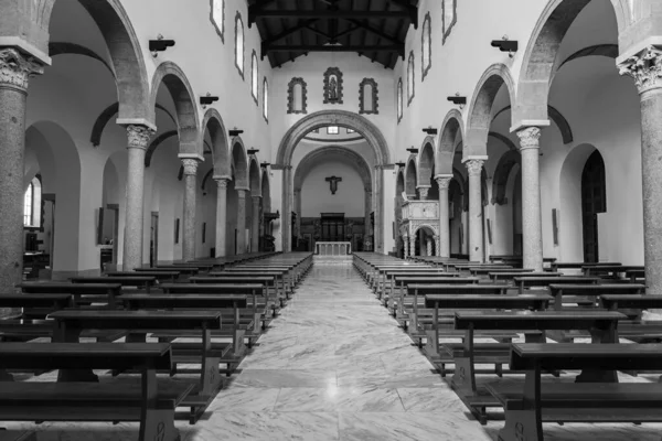 Catedral San Clemente Principal Local Culto Cidade Teano Campânia Sede — Fotografia de Stock