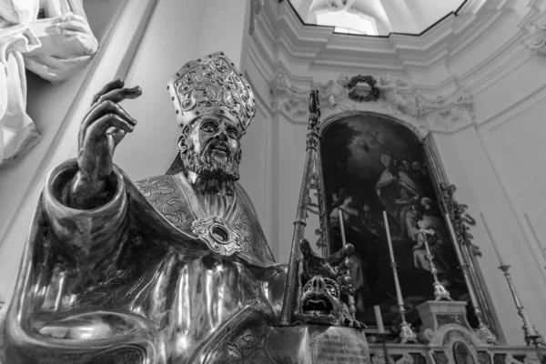 Cathedral San Clemente Main Place Worship City Teano Campania Seat — Stock Photo, Image