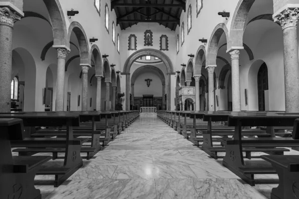 Catedral San Clemente Principal Local Culto Cidade Teano Campânia Sede — Fotografia de Stock