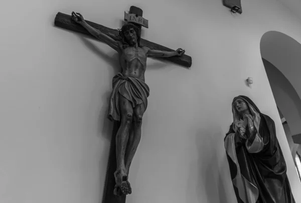 San Clemente Katedrális Istentiszteleti Hely Teano Városában Campaniában Teano Calvi — Stock Fotó