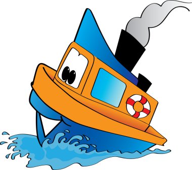 karikatür römorkör