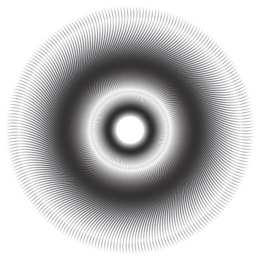 Vector Spiral çizgili arka plan. Soyut desen