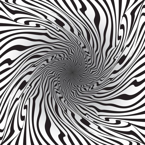 Moderne Gewellte Spiralkurve Abstrakte Präsentation Hintergrund Vektorillustration — Stockvektor