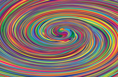 Vector Spiral çizgili arka plan. Soyut desen