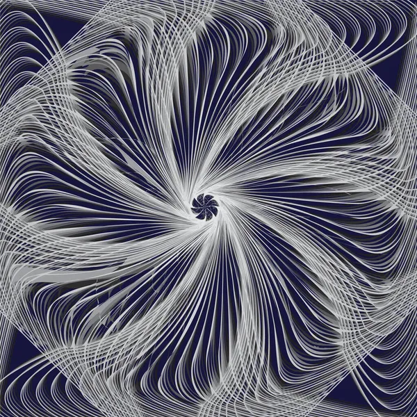 Elemento Diseño Rayas Espirales Vectoriales Patrón Abstracto — Vector de stock