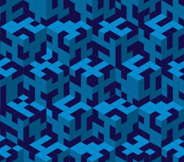 Soyut, pürüzsüz bir arkaplan. Küplerle gürültülü bir yapı. Vektör resmi