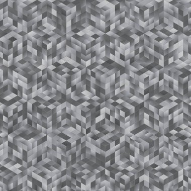 Soyut, pürüzsüz bir arkaplan. Küplerle gürültülü bir yapı. Vektör resmi