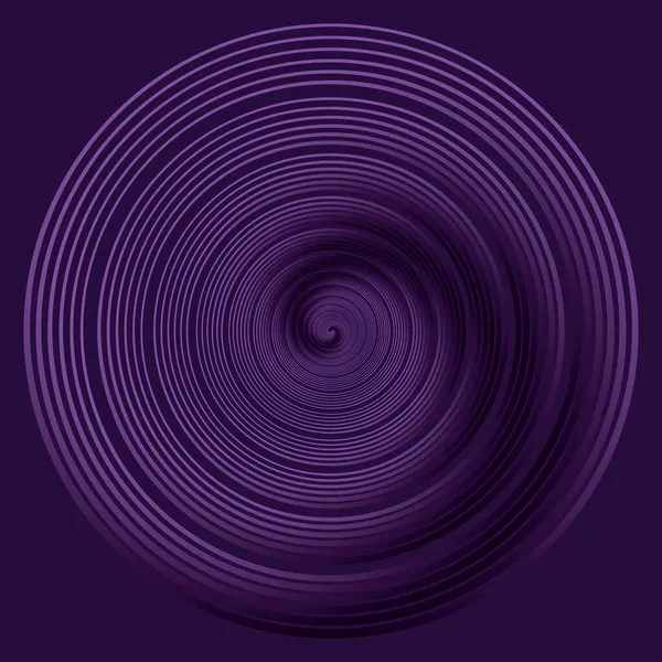 Наполовину Векторная Спираль Элемент Дизайна Кольцами — стоковый вектор