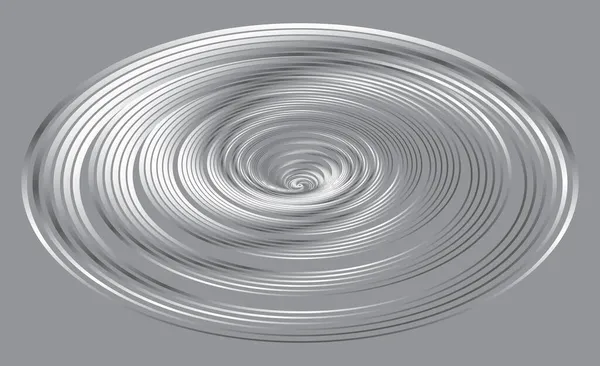 Наполовину Векторная Спираль Элемент Дизайна Кольцами — стоковый вектор