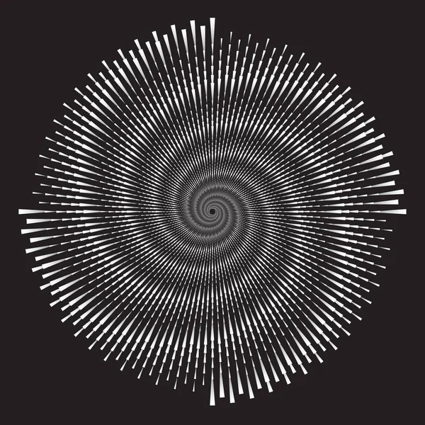 Elemento Diseño Espiral Fondo Abstracto Vector Imagen — Archivo Imágenes Vectoriales