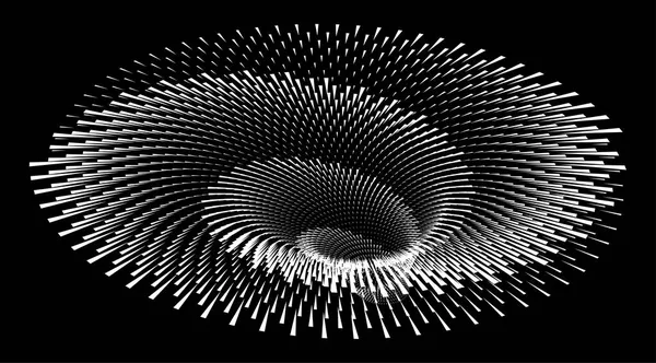 Тунель Або Червоточину Цифровий Каркасний Тунель Елемент Дизайну Фонове Абстрактне — стоковий вектор