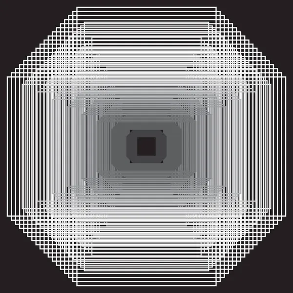 Блискуча Гра Діамантами Ізольована Чорному Фоні Стилізоване Векторне Зображення — стоковий вектор